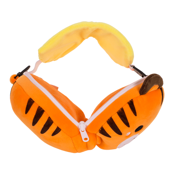 Kinder Plüsch-Reisekissen mit Augenmaske,
