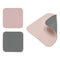 Untersetzer PVC ca. 10x10cm Grau / Rosa