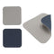 Untersetzer PVC ca. 10x10cm  Blau / Grau
