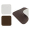 Untersetzer PVC ca. 10x10cm Braun / Creme