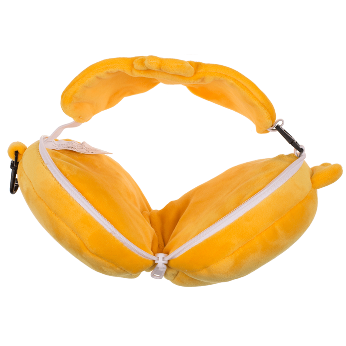 Kinder Plüsch-Reisekissen mit Augenmaske,