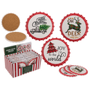 Untersetzer, Chirstmas, D: ca. 11 cm,