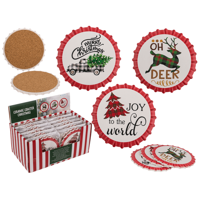 Untersetzer, Chirstmas, D: ca. 11 cm,