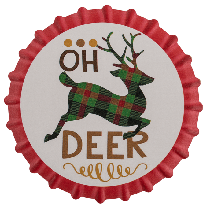 Untersetzer, Chirstmas, D: ca. 11 cm,