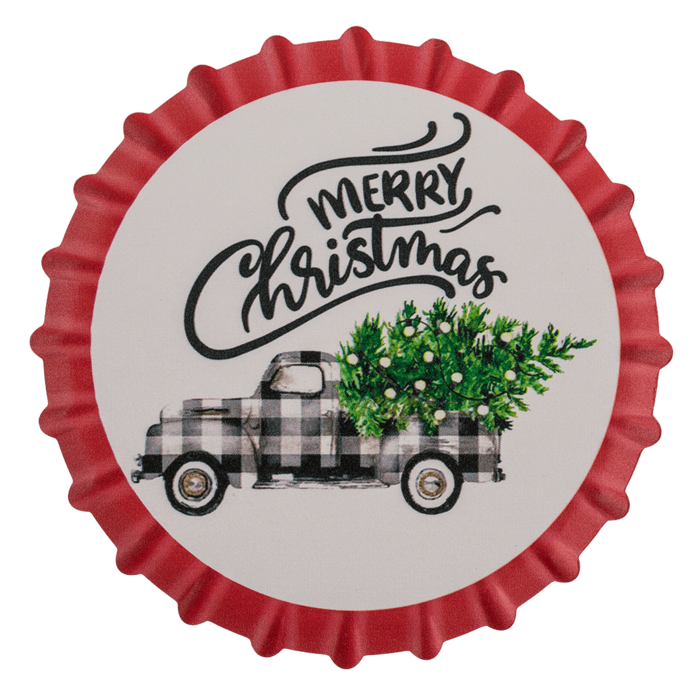 Untersetzer, Chirstmas, D: ca. 11 cm,
