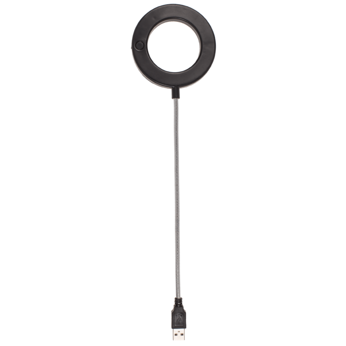 USB-LED Ring mit 3 Intensitäten,