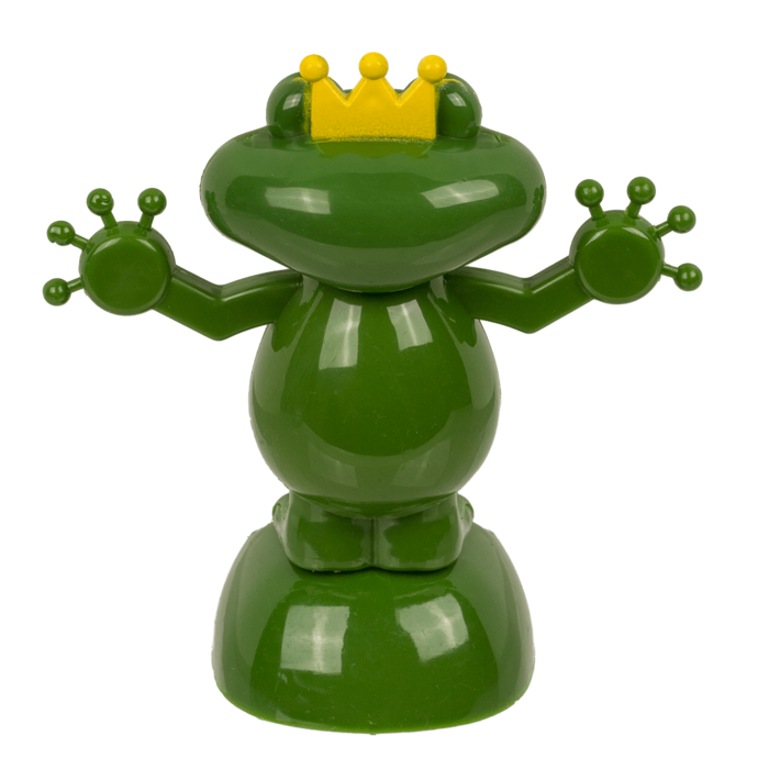 Beweglicher Frosch, mit Solarzelle, ca. 11 cm,