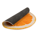 Deko-Teppich, Orange, D.: ca, 80 cm,