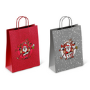 Papier-Geschenktüte, Crazy Santa,