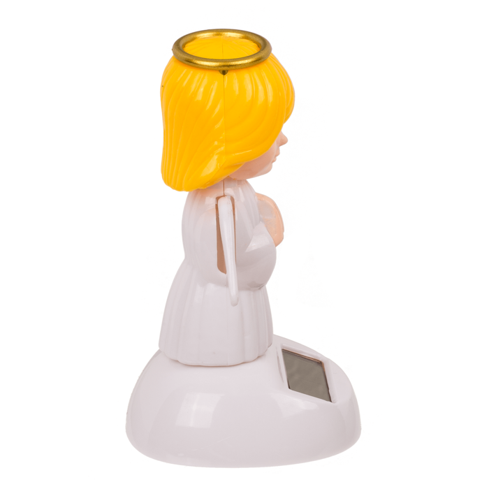 Beweglicher Engel, mit Solarzelle, ca. 11 cm,