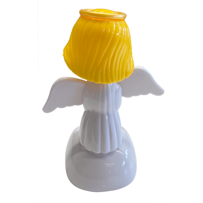 Beweglicher Engel, mit Solarzelle, ca. 11 cm,