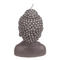 Kerze, Buddha-Kopf, ca. 8 x 6,5 x 12,5 cm,