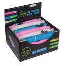 XL Fidget Pop Tube, Glow in the dark, ca. 20 cm,
