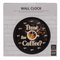 Wanduhr, Time for Coffee, D: ca. 29 cm,