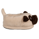 Kuschel-Hausschuhe, Mops,
