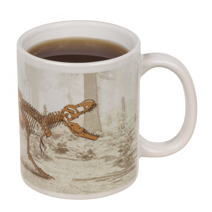 Becher, T-Rex, reagiert auf Wärme, ca. 9,5 x 8 cm,