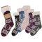 Damen-Hüttensocken, Modern Ice Flower,