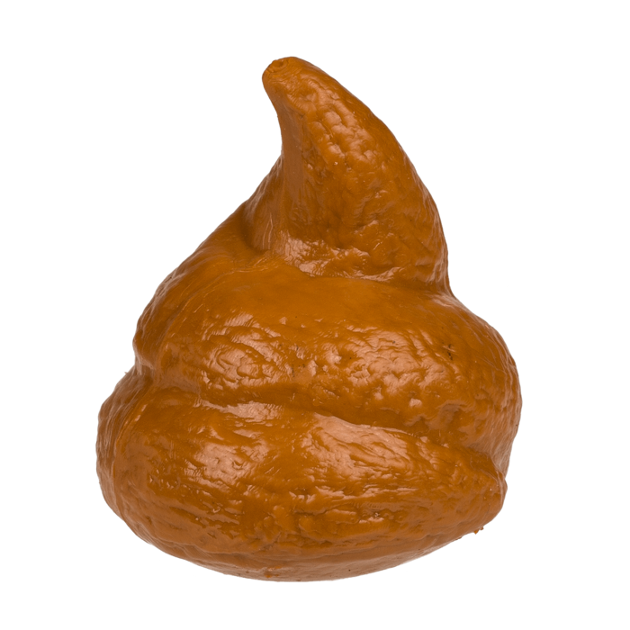 Squeeze-Poop, ca. 7 x 6 cm,