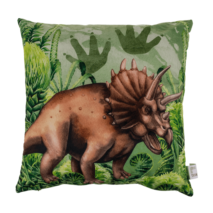 Deko-Kissen, Dinosaurier, ca. 40 x 40 cm,