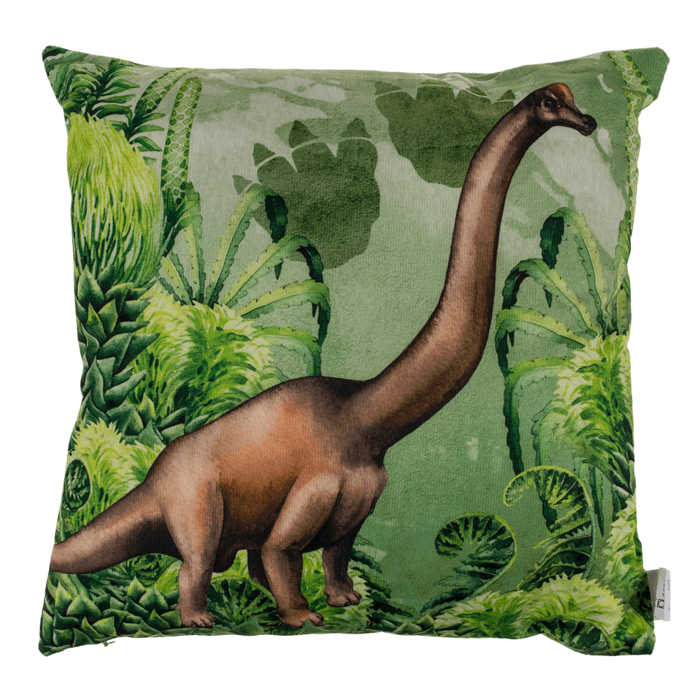 Deko-Kissen, Dinosaurier, ca. 40 x 40 cm,