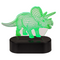 3D-Leuchte,Triceratops, ca.14 x16 cm,