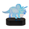 3D-Leuchte,Triceratops, ca.14 x16 cm,