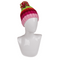Kinder-Kuschel-Mütze mit Bommel, Rainbow Colours,