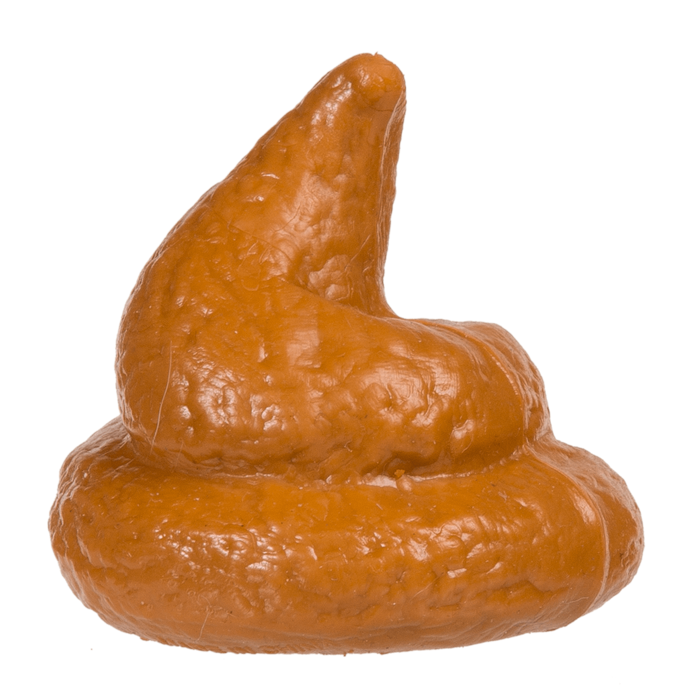 Squeeze-Poop, ca. 7 x 6 cm,