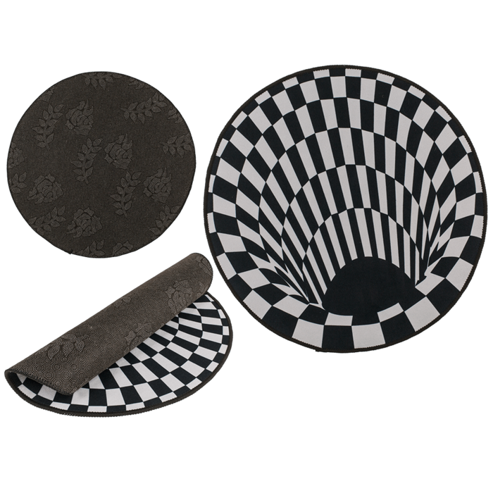 Deko-Teppich, Illusion, D.: ca, 60 cm,