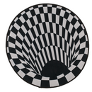 Deko-Teppich, Illusion, D.: ca, 60 cm,