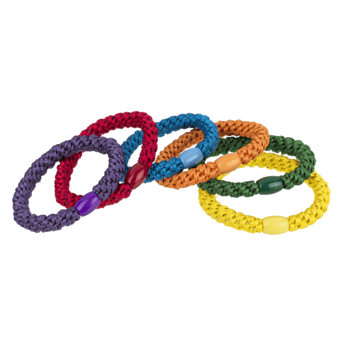Textil-Haarband/Armband, Rainbow colours, Pride,
