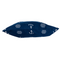 Blaues Deko-Kissen, Modern Maritime,