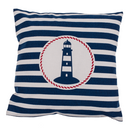 Deko-Kissen mit Leuchtturm, Traditional Maritime,