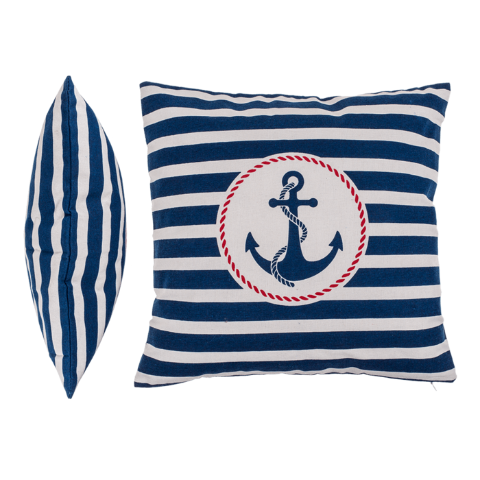 Deko-Kissen mit Anker, Traditional Maritime,