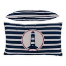 Deko-Kissen mit Leuchtturm, Traditional Maritime,