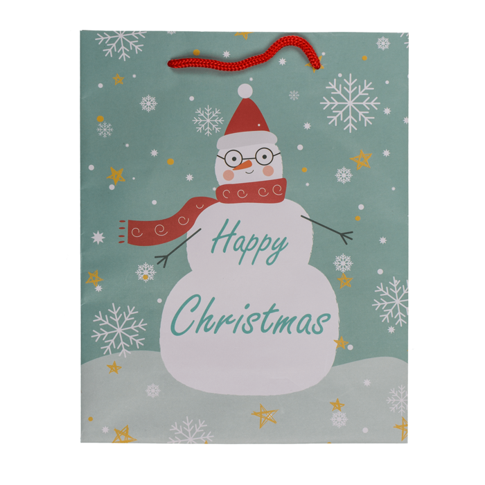 Papier-Geschenktüte, Winter Wonderland,