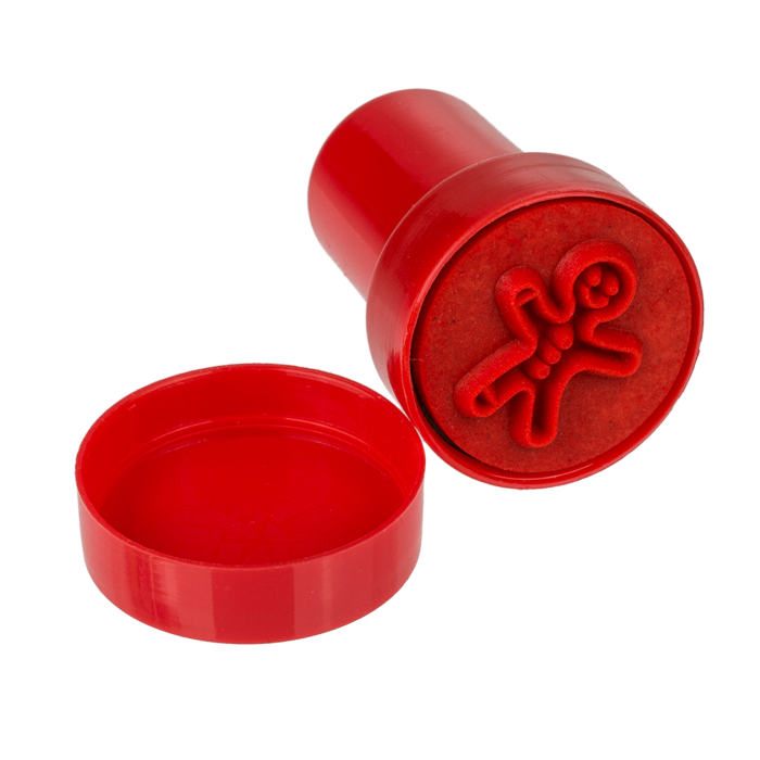 Kunststoff-Stempel, Santa & friends,  2,5 cm,