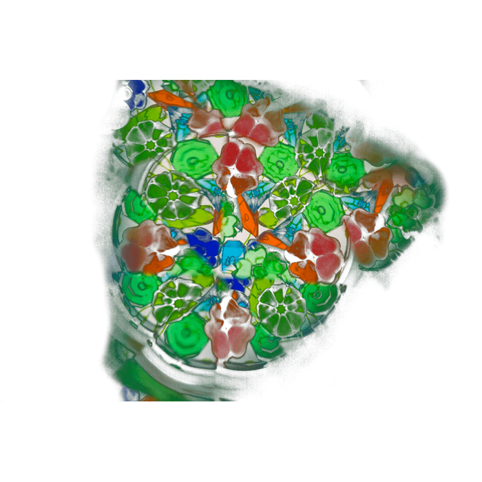 Kaleidoskop, ca. 32 cm,