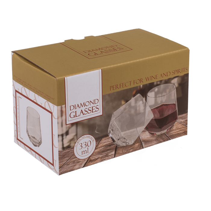 Weingläser, Diamond, ca. 330 ml,