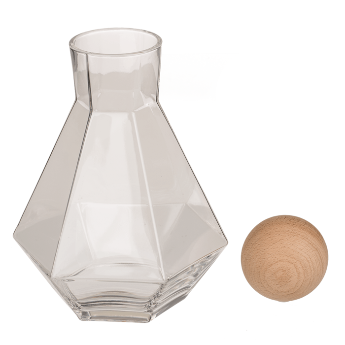 Weinkaraffe, Diamond, ca. 1300 ml,