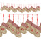 Adventskalender Socken Karo, 180cm 