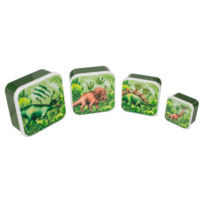 Brotdose, Dinosaurier, 4er Set,