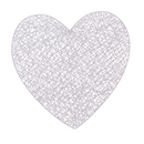 Tischset, Herz, ca. 39 x 38 cm, 2-fach sortiert,