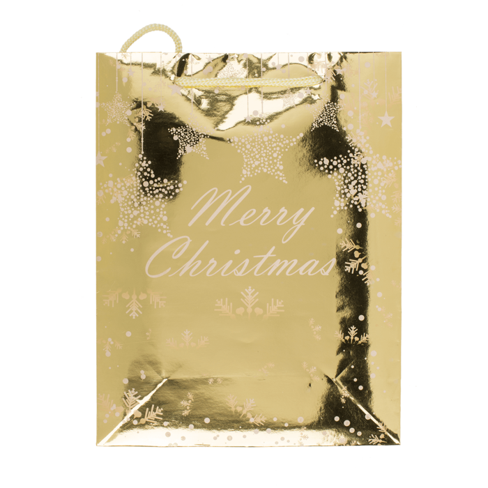 Papier-Geschenktüte, Glossy Christmas,