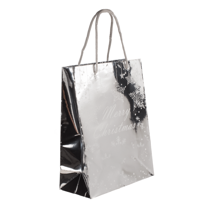 Papier-Geschenktüte, Glossy Christmas,