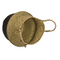 Bauchkorb aus Seegras, mit 2 Henkeln, Black,