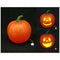 LED Halloween Kürbis, animiert, ca. 20cmD