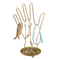 Goldener Metall-Schmuckhalter, Hand, ca. 16 x