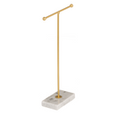 Goldener Metall-Schmuckhalter, T-Form, mit