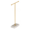 Goldener Metall-Schmuckhalter, T-Form, mit
